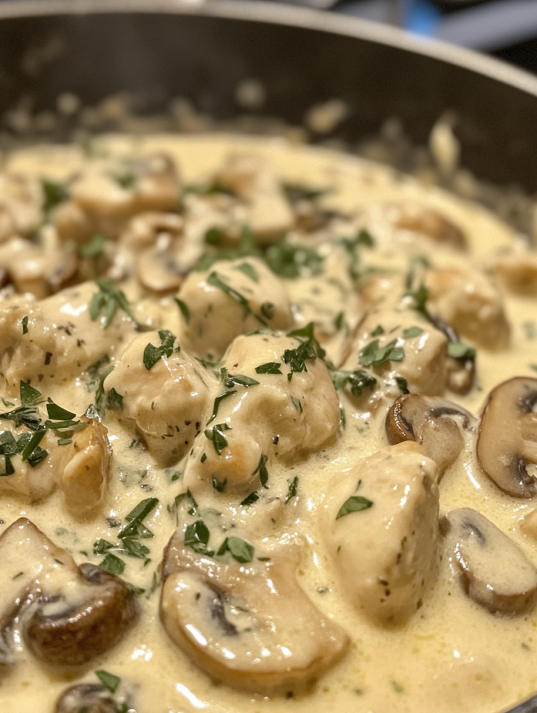 Cream of Mushroom Chicken and Rice: A Comforting One-Pan Meal