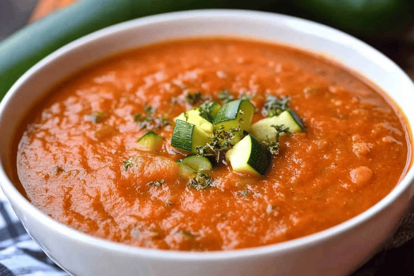 Carrot Ginger Zucchini Soup