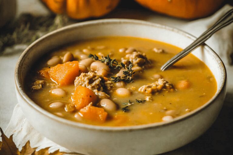 Turkey Pumpkin White Bean Chili