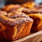 Cinnamon Swirl Pumpkin Bread Mini Loaves