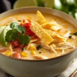 Creamy Chicken Tortilla Soup