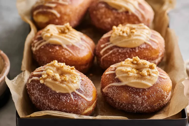 Decadent Pumpkin Spice Cheesecake Doughnuts