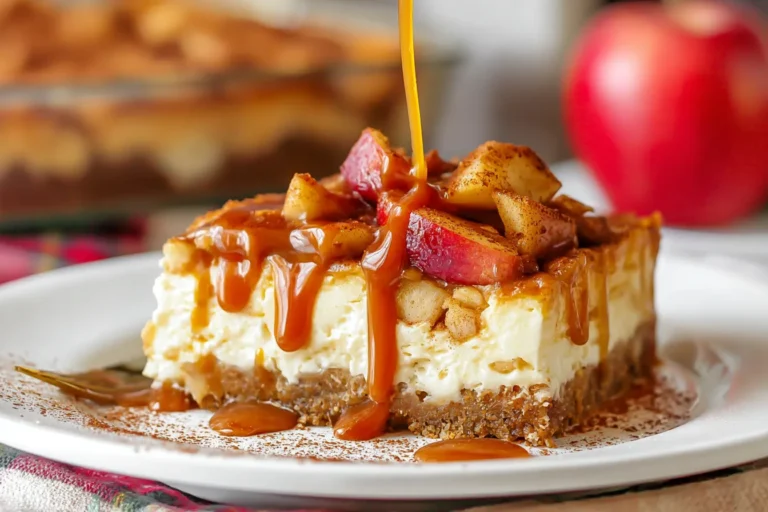 Easy Caramel Apple Cheesecake Recipe