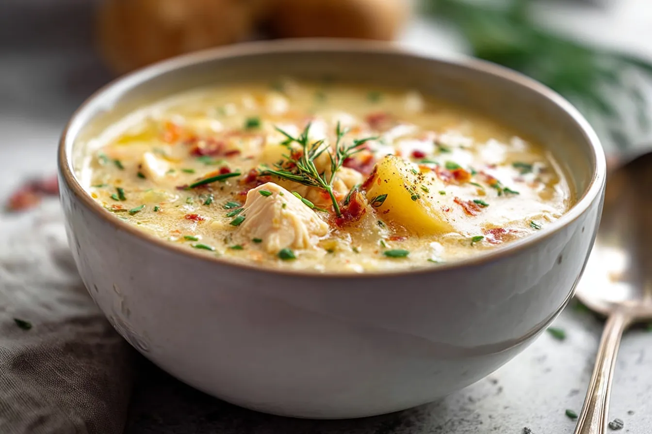 Easy Chicken Potato Soup Recipe