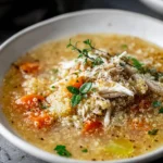 Easy Chicken Quinoa Soup Recipe