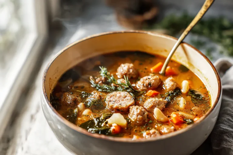 Easy Chicken Sausage Soup Recipe