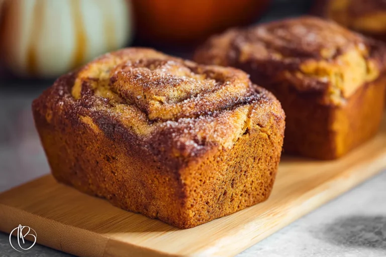 Easy Cinnamon Swirl Pumpkin Bread Mini Loaves