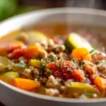 Easy Ground Turkey Vegetable Soup Recipe