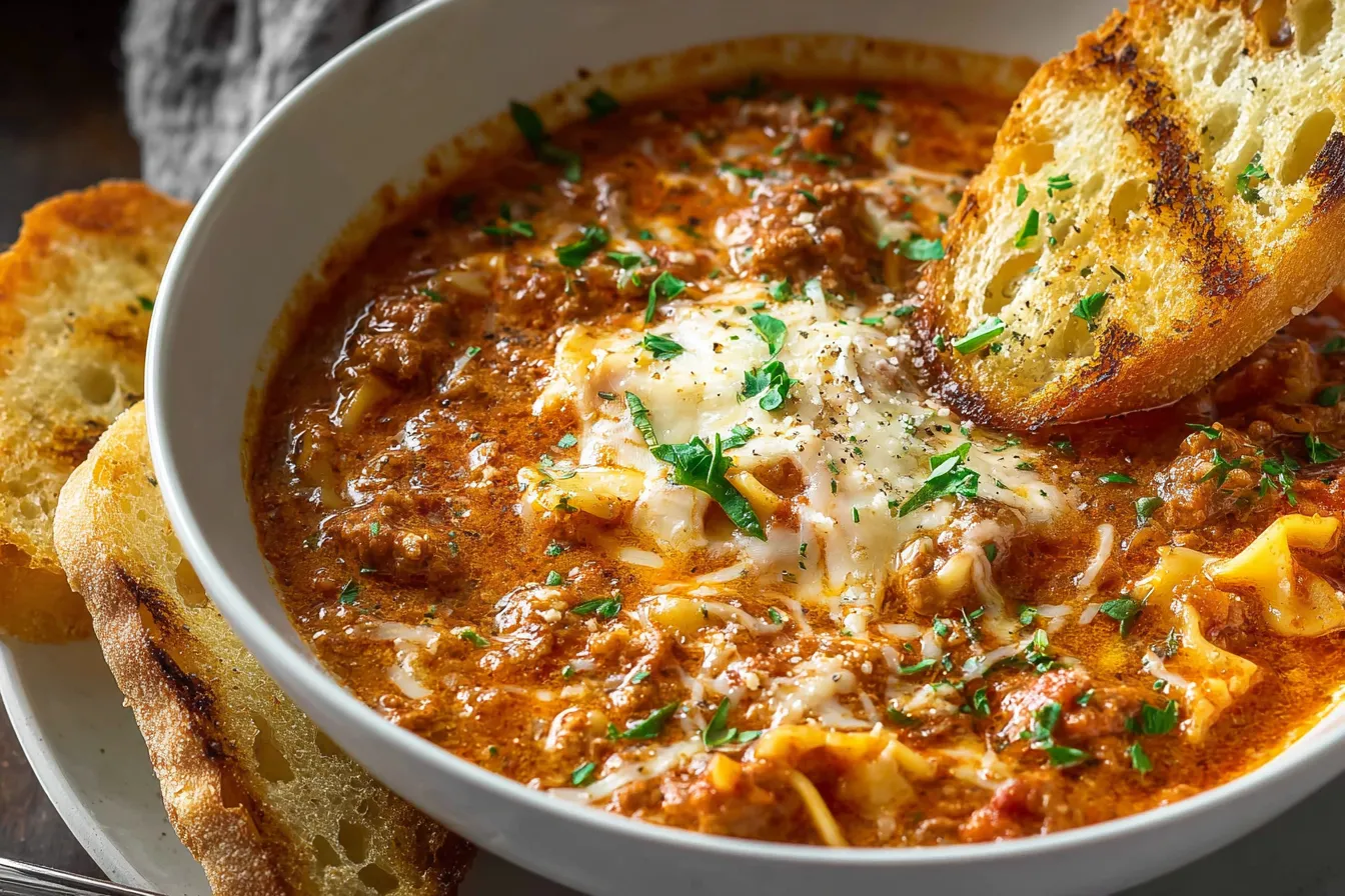 Easy Lasagna Soup Recipe