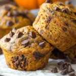 Easy Pumpkin Chocolate Chip Muffins