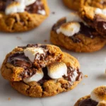 Easy Pumpkin Spice S’mores Cookies