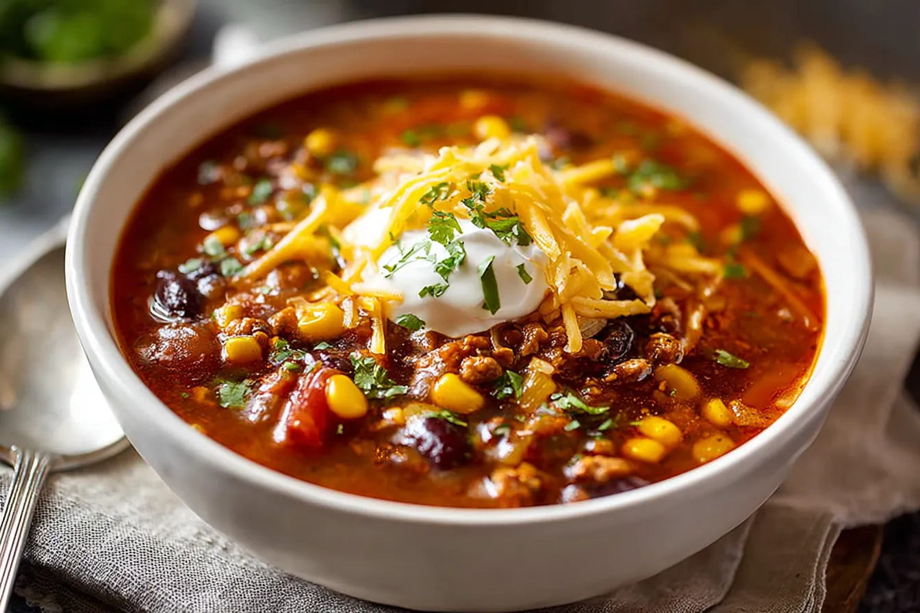 Easy Taco Soup Recipe