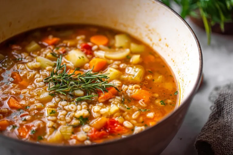 Hearty Vegetable Barley Soup Recipe