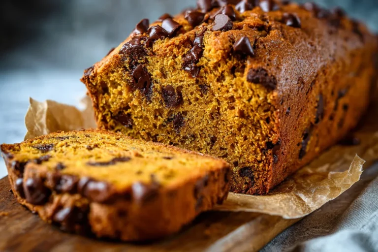 Moist Pumpkin Chocolate Chip Bread