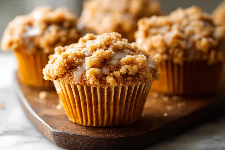 Pumpkin Crumb Cake Muffins