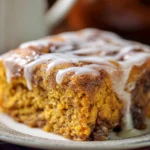 Pumpkin Honey Bun Cake