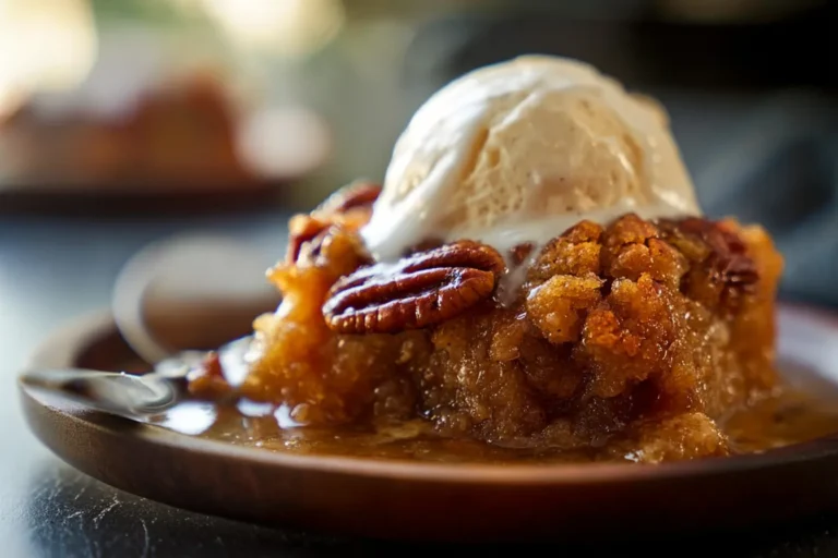 Pumpkin Pecan Cobbler