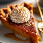 Pumpkin Pie Brûlée with Bourbon Vanilla Whipped Cream
