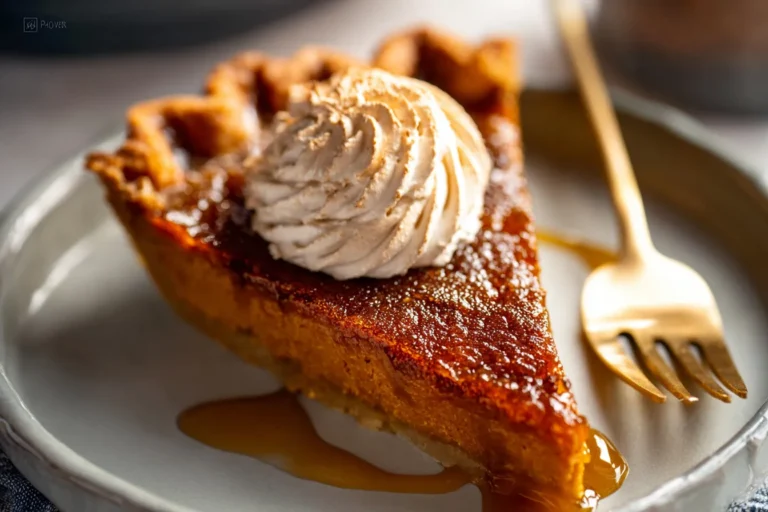 Pumpkin Pie Brûlée with Bourbon Vanilla Whipped Cream