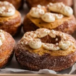 Pumpkin Spice Cheesecake Doughnuts