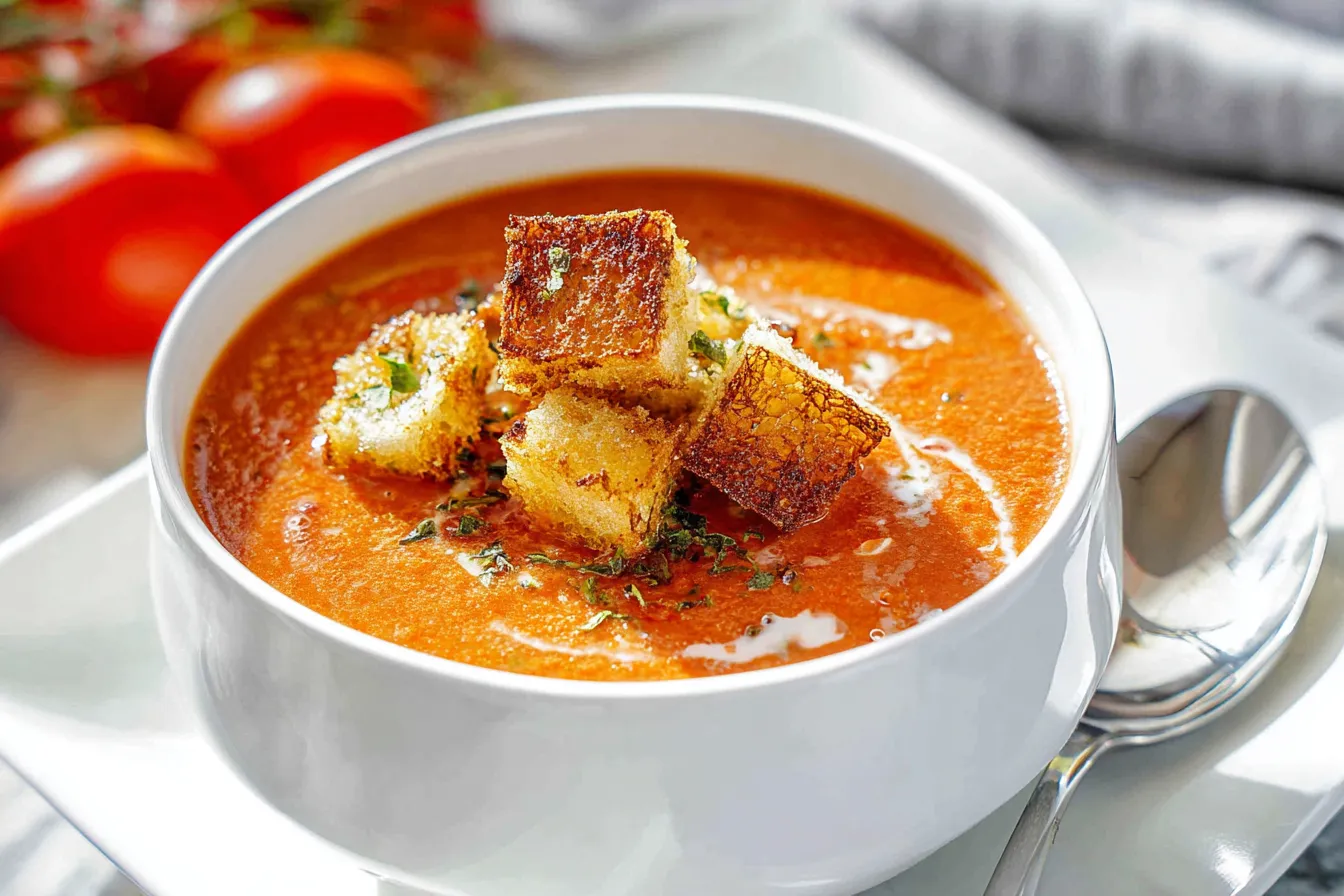 Roasted Tomato Basil Soup
