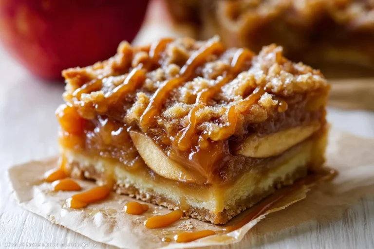 Salted Caramel Apple Pie Bars
