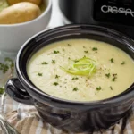 Slow Cooker Potato Leek Soup