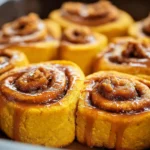 Soft & Gooey Pumpkin Cinnamon Rolls