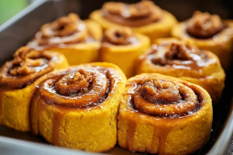 Soft & Gooey Pumpkin Cinnamon Rolls