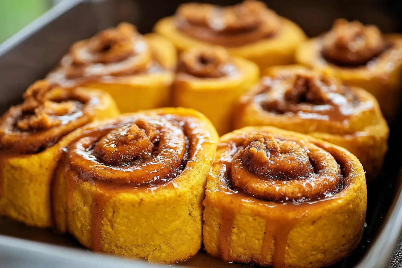 Soft & Gooey Pumpkin Cinnamon Rolls