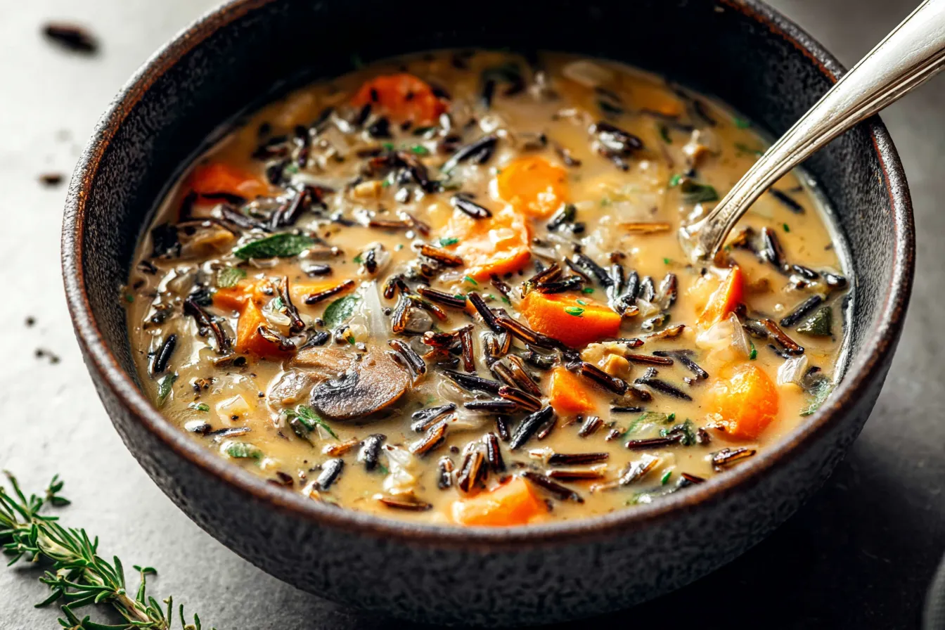 The Best Cozy Autumn Wild Rice Soup Recipe