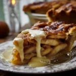 Toffee Apple Pie with Vanilla Custard