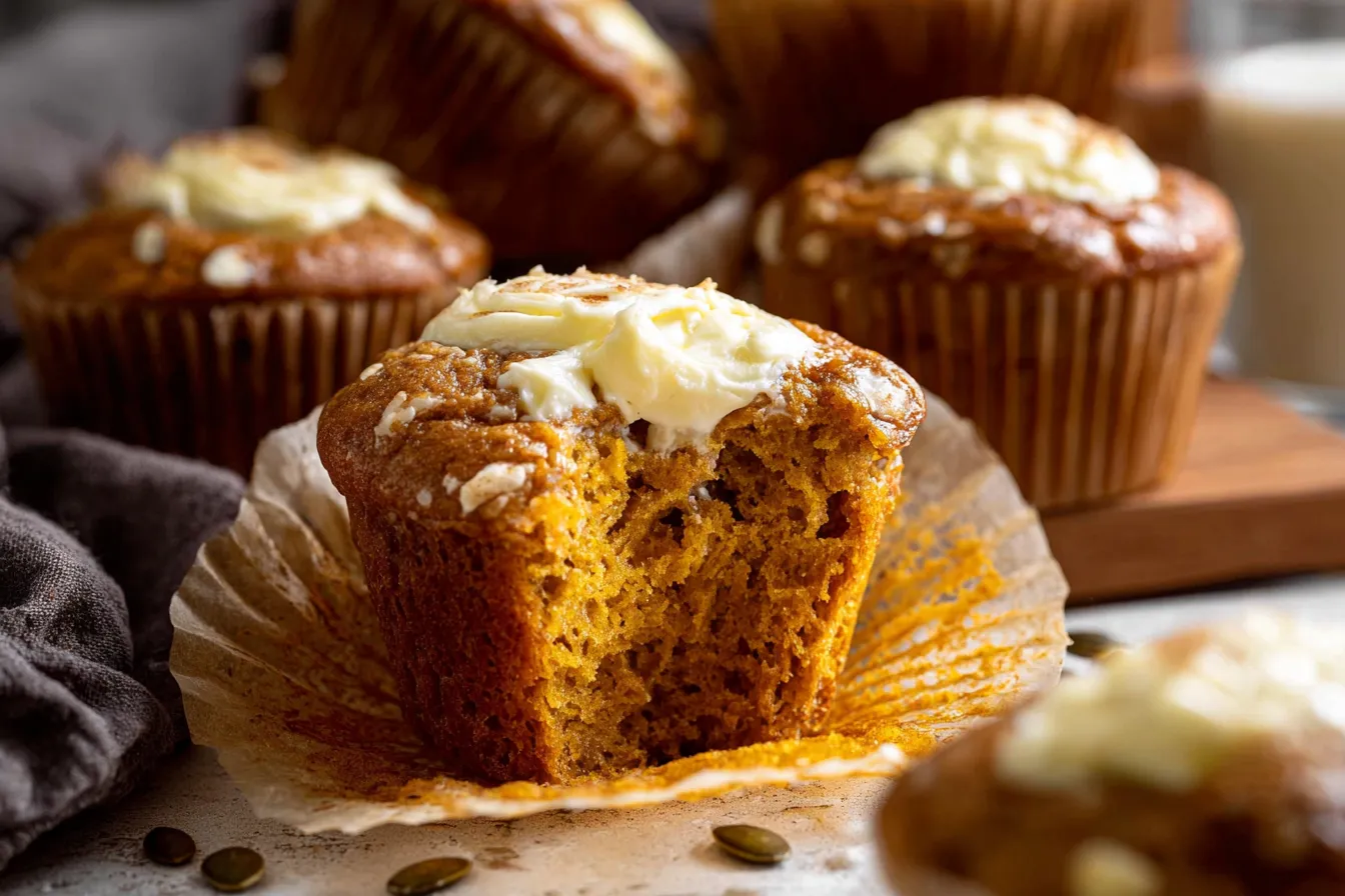 Best Ever Pumpkin Cream Cheese Muffins