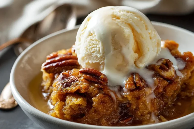 Best Ever Pumpkin Pecan Cobbler