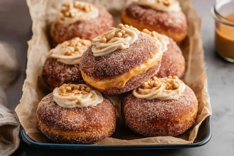 Best Ever Pumpkin Spice Cheesecake Doughnuts