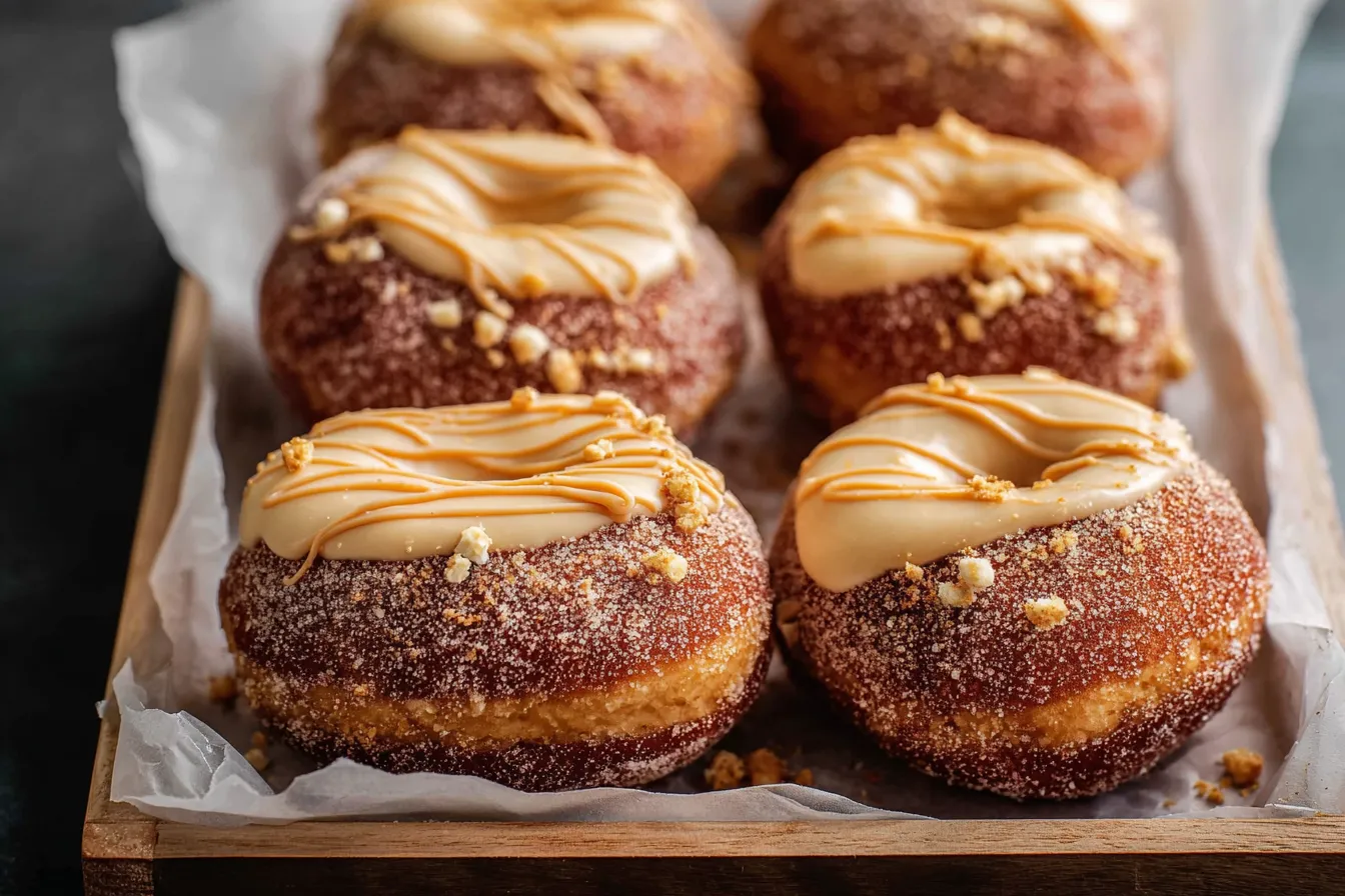 Best Ever Pumpkin Spice Cheesecake Doughnuts