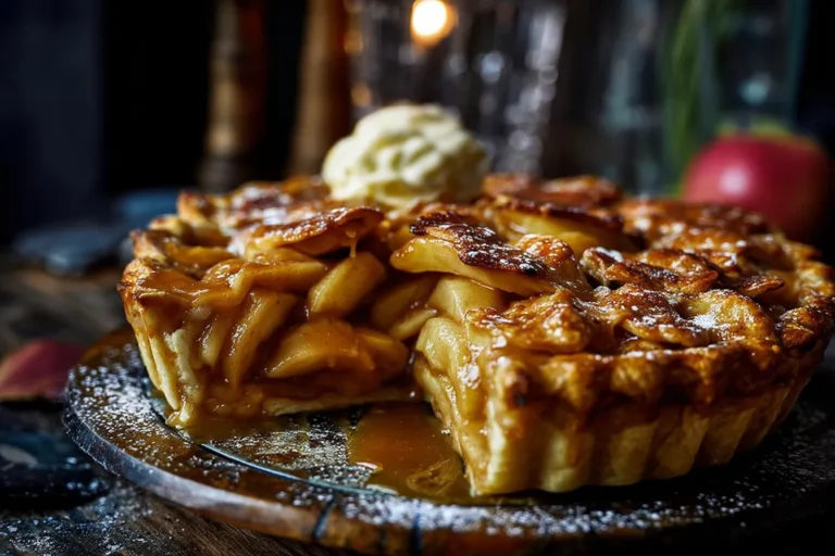 Caramelized Toffee Apple Pie
