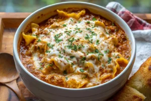 Creamy Cheesy Lasagna Soup