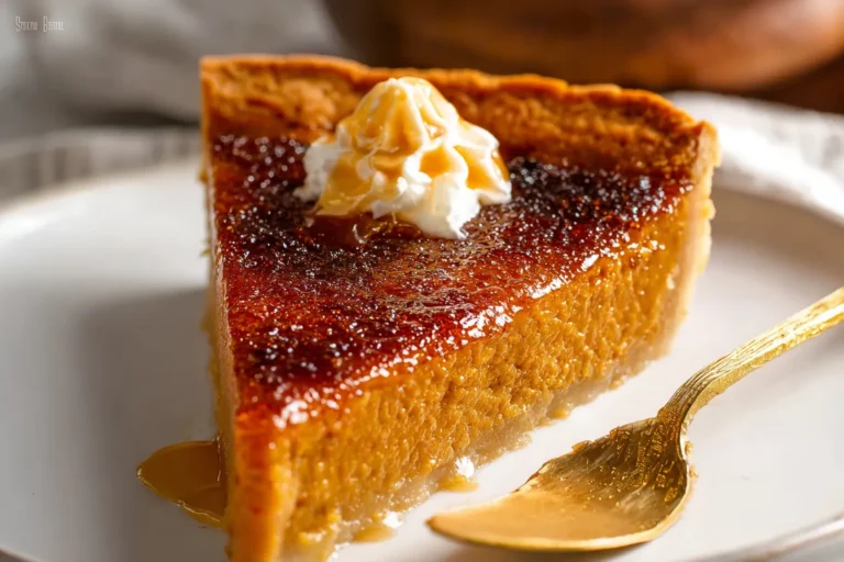 Creamy Pumpkin Pie Brûlée
