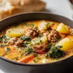 Creamy Spicy Sausage Potato Soup