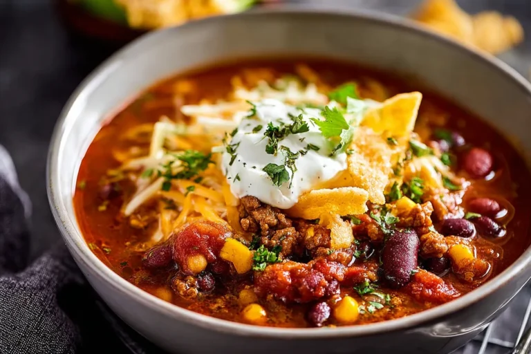 Crowd Pleasing Taco Soup Recipe