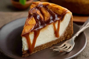 Decadent Spiced Apple Butter Cheesecake