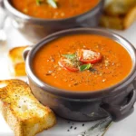Easy Homemade Roasted Tomato Basil Soup