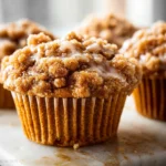 Easy Pumpkin Crumb Cake Muffins with Irresistible Cinnamon Streusel Topping
