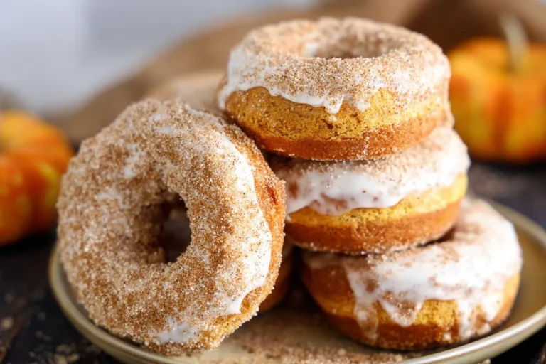 Easy Pumpkin Spice Donuts