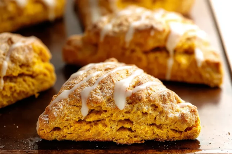 Flaky Buttery Pumpkin Scones