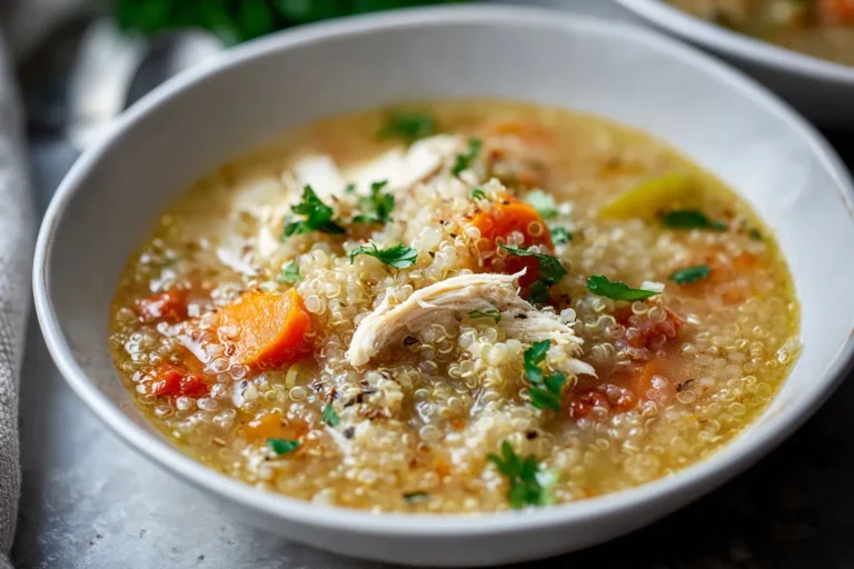 Healthy Chicken Quinoa Soup
