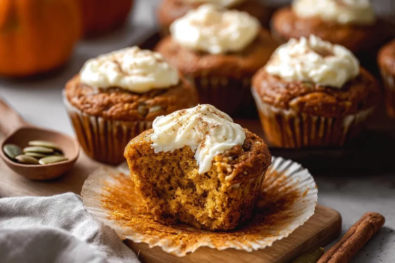 Homemade Pumpkin Cream Cheese Muffins