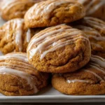 Maple Glazed Pumpkin Cookies