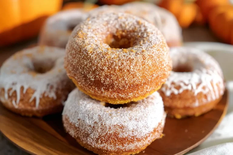 Moist Baked Pumpkin Donuts